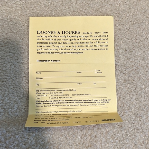 Dooney and Bourke Botanical Collection small shopper - Picture 6 of 11